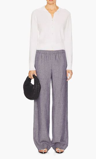 Italian Cotton Blend Mesh Double Layer Cardigan