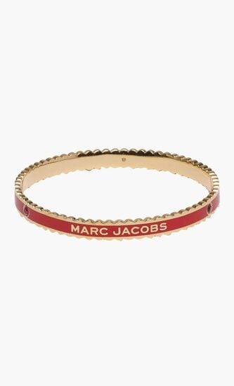 The Medallion Scalloped Bangle Bracelet