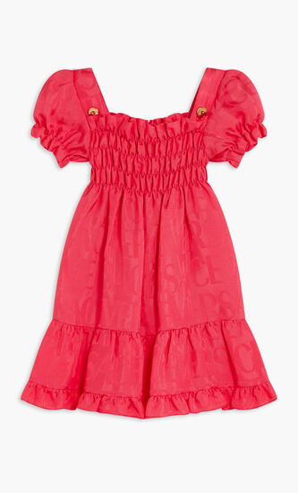 DRESS VERSACE ON REPEAT KIDS JACQUARD EVER SATIN