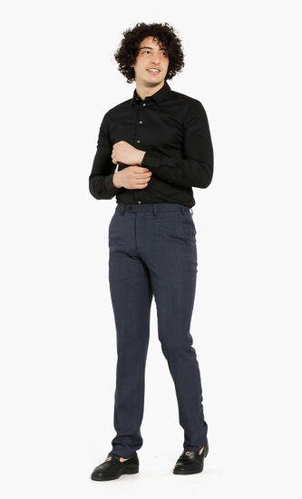 Plain Wool Trouser