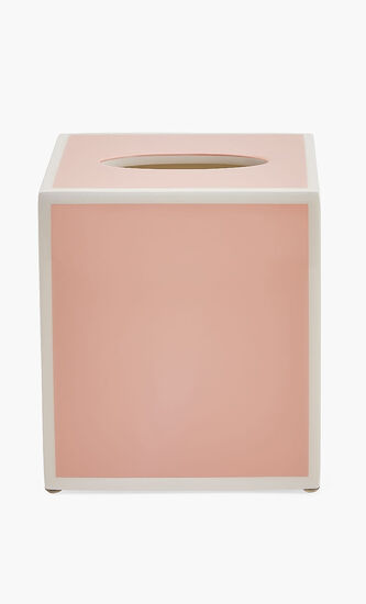 Paris Pink Lacquer Tissue Box Holder