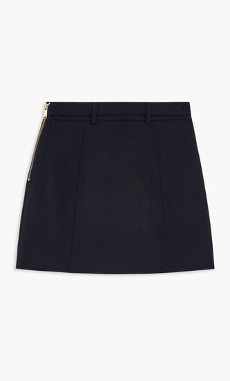 BELTED LOGO MINI SKIRT
