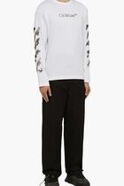 DIAGS BIT BOOK SKATE LS TEE WHITE BLACK