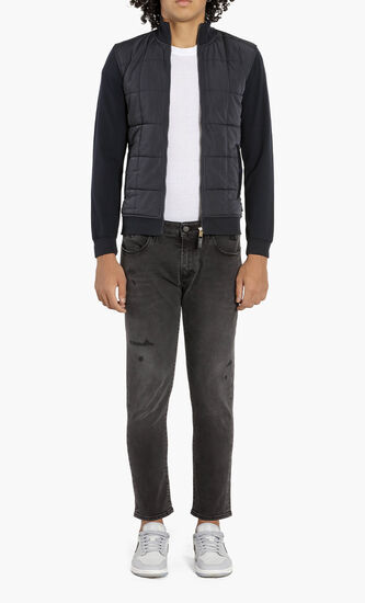 Pasport Quilted Funnel-Neck Jacket