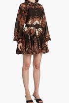 Omya Belted Mini Dress