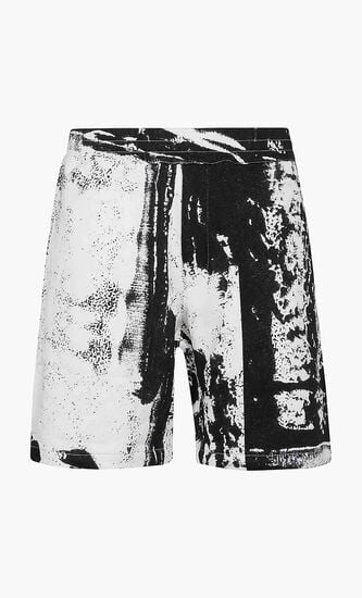 SHORTS ALLOVER FOLD PRT ON LOO