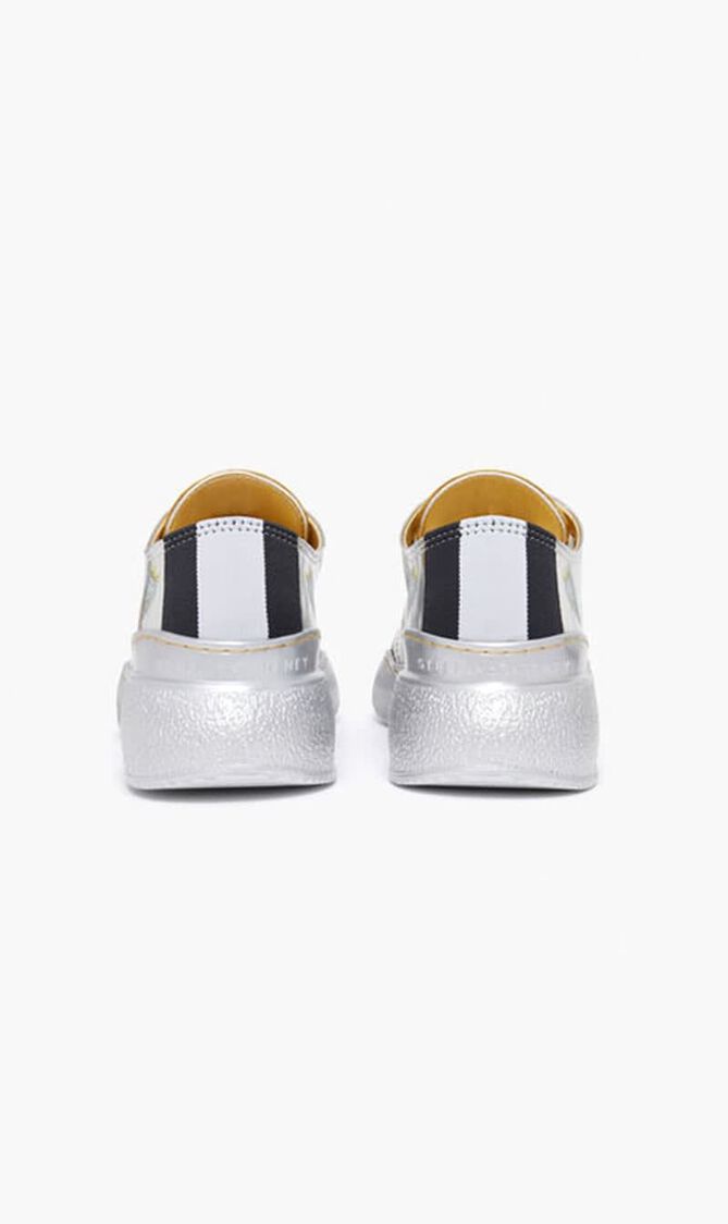 Loop Strawberry Print Metallic Low-Top Trainers