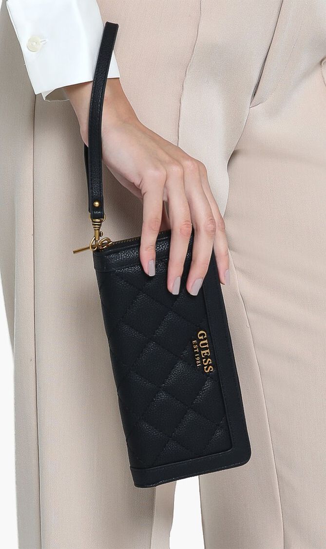 Abey Quilted Long Wallet