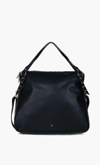Solid Leather Tote Bag
