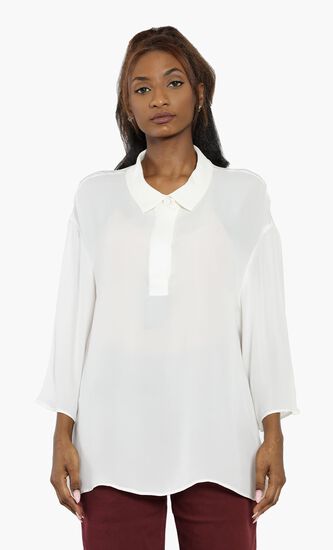 Plain Silk Blouse