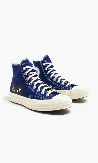 PLAY X Converse High Top Canvas Sneakers
