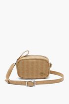 Monogram print cross body bag