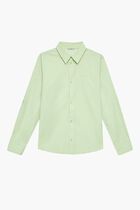 Str. Poplin Adj. Ls Shirt