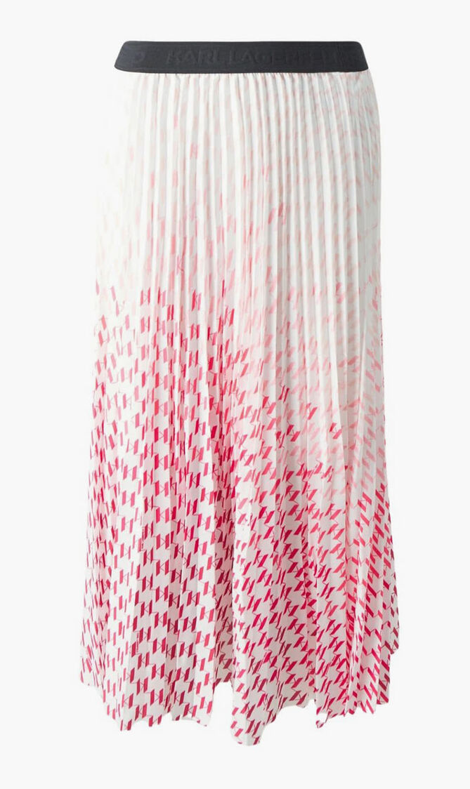 Degrade Pleated Skirt