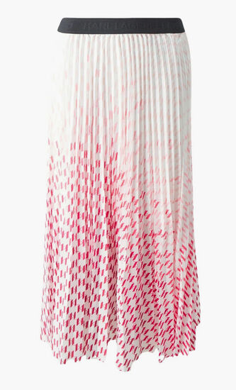 Degrade Pleated Skirt