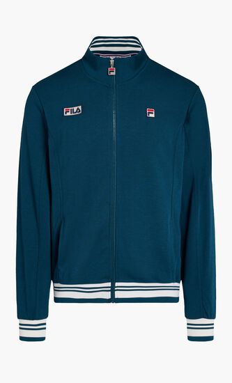 JAMIE SETTANTA JACKET WITH RIBBED FUNNEL NECK