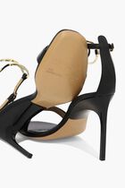 GOLD PAPERCLIP LEA HIGHSANDAL BLACK GOLD GOLD PAPERCLIP LEA HIGHSANDAL BLACK GOLD