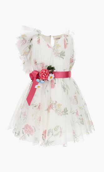 ABITO AURORA TULLE BOTANI