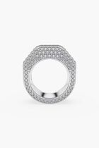 SJC DEXTERA RING OCT FULL PAVE CRE/RHS 50 MM
