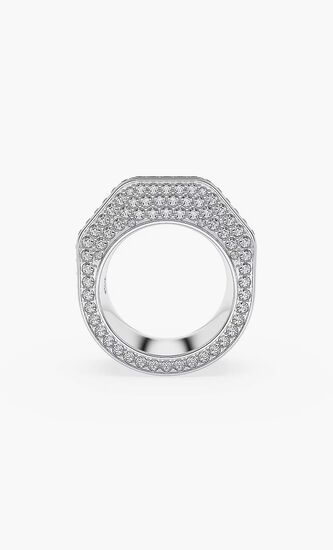 SJC DEXTERA RING OCT FULL PAVE CRE/RHS 50 MM