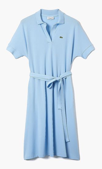 Cotton Pique Polo Dress