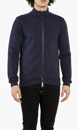 Stand-Up Collar Sweatshirt
