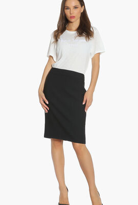 Plain Pencil Skirt
