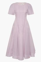 Nova Pleated Midi Dress