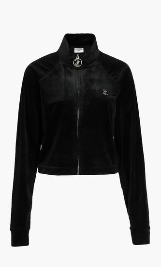 Butterfly Velour Track Top