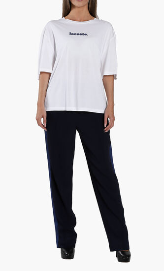 Signature Print Cotton T-Shirt