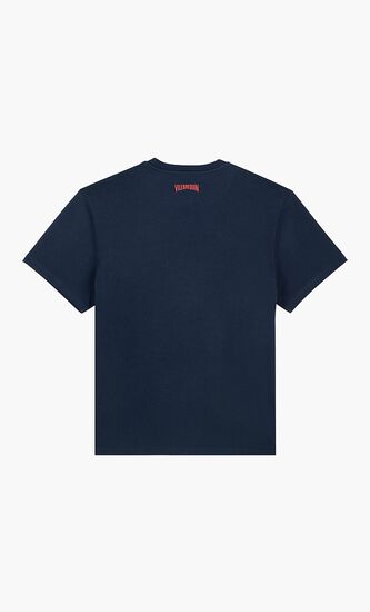 TED TEE SHIRT CR24 COCORICO TS BLEU MARINE