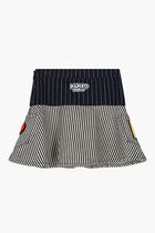 Logo Striped Skirt