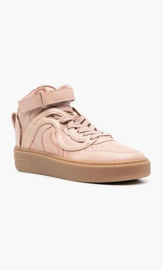 Faux Leather Sneakers