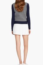 TORY SPORT T MONOGRAM TECH KNIT SWEATER