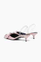 Alia 45 Slingback Satin Pumps