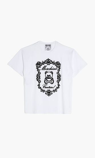 Embroidered Teddy Logo T-shirt