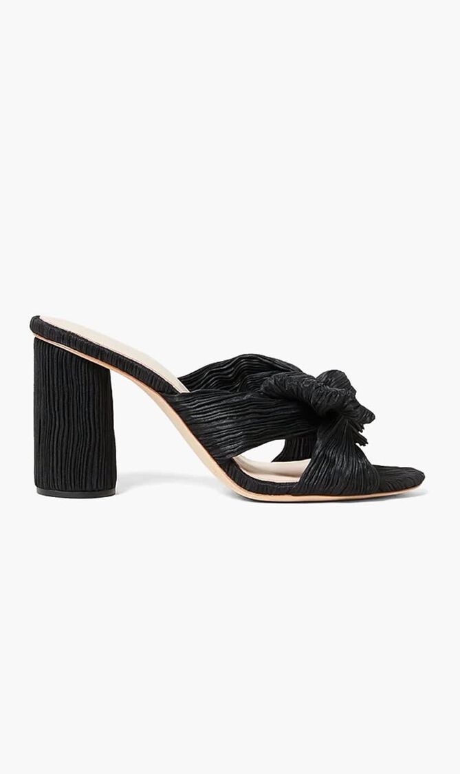 PENNY PLEATED KNOT MULE