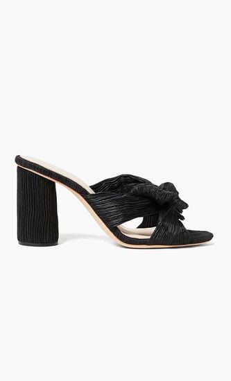 PENNY PLEATED KNOT MULE