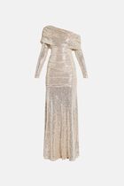 NOVA ONE SHOULDER ANKLE GOWN