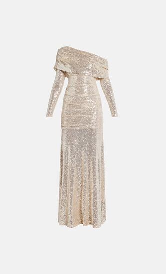NOVA ONE SHOULDER ANKLE GOWN