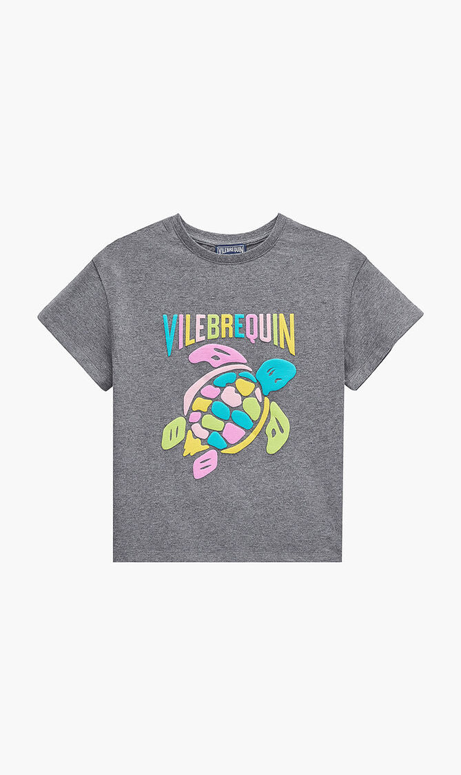 GITTY TEE SHIRT CR24 GOMMY MLTI TURT ANTHRACITE CHINE