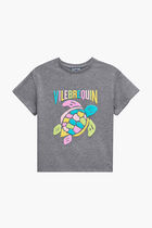 GITTY TEE SHIRT CR24 GOMMY MLTI TURT ANTHRACITE CHINE