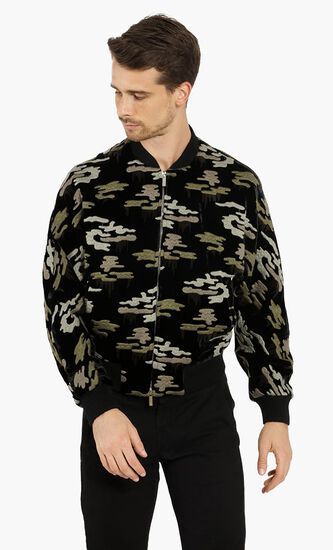 Velvet Bomber Jacket