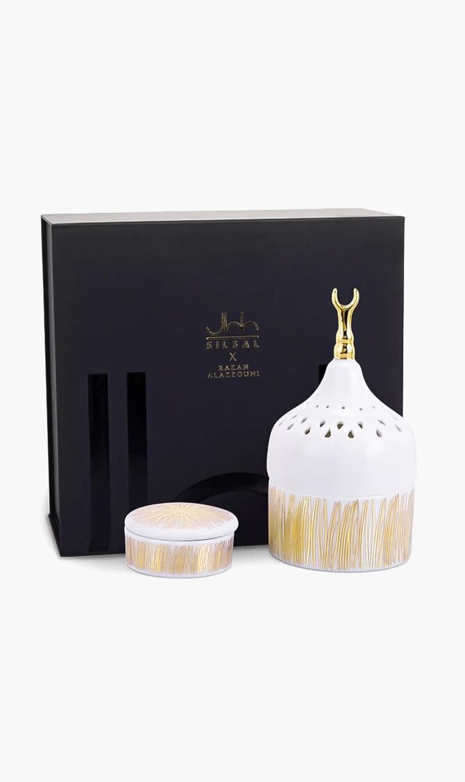 Crescent Mabkhara & Trinket Box