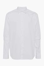 OW EMB HEAVYCOT ARMBAND SHIRT WHITE WHIT