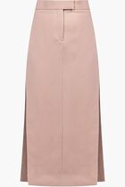 MIDI SKIRT GABARDINE BEIGE