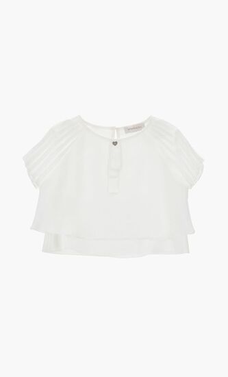 TOP COCKTAIL CON PLISSE