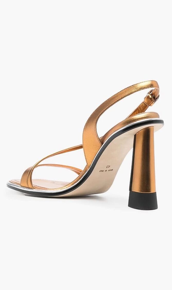 100 Metallic Leather Sandals