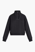 Fashion Sweatshirt With Piping