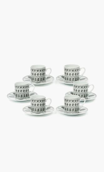 Set 6 Coffee Cups Architettura